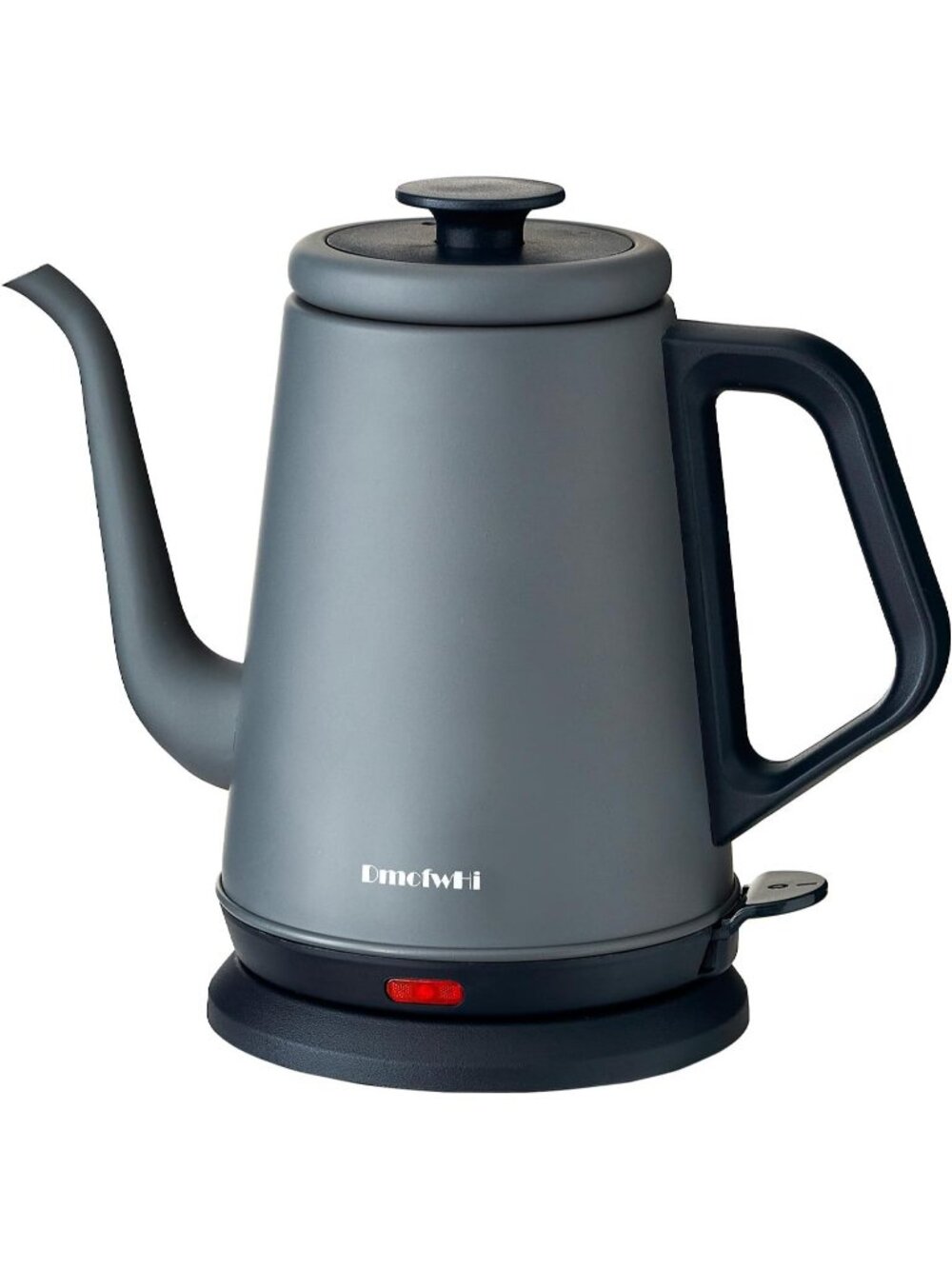 1.0L Grey Gooseneck Electric Kitchen Kettles Stainless Steel BPA Free Pour Over